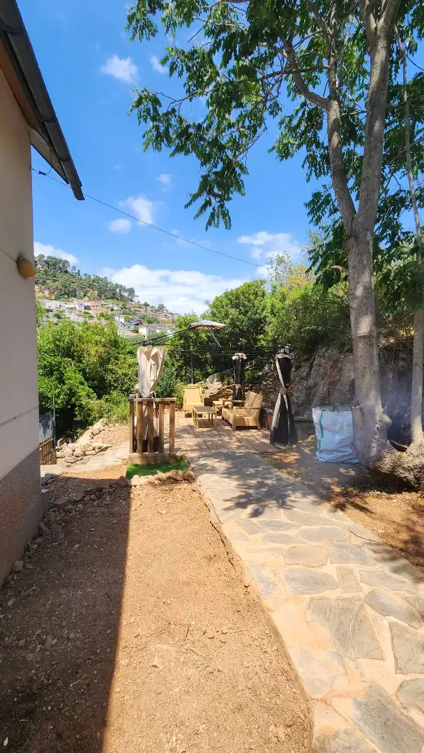 Terraza de Casa o chalet en venta en Vallirana con Jardín privado, Parquet y Terraza