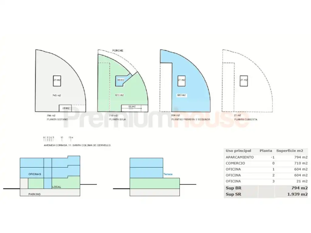 Office space for sale in Avenida Cornisa, imagen 15