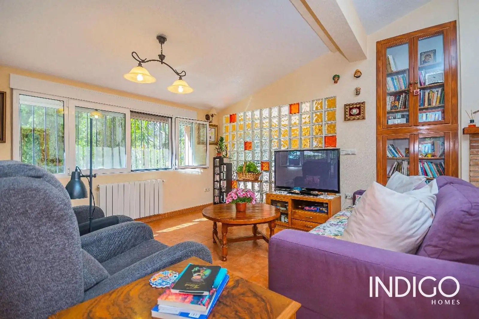 Living room of Houses for sale in San Vicente del Raspeig / Sant Vicent del Raspeig  with Air Conditioner, Heating and Terrace