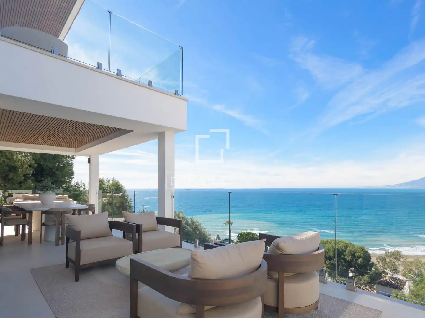 Terrassa de Casa o xalet en venda en Málaga amb Aire condicionat, Jardí privat i Traster