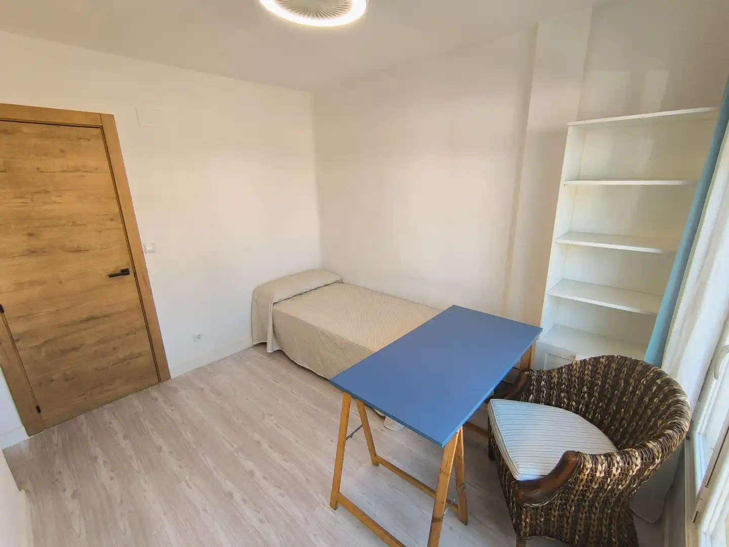Schlafzimmer von Wohnung zur Miete in Palencia mit Heizung, Parkett und Terrasse