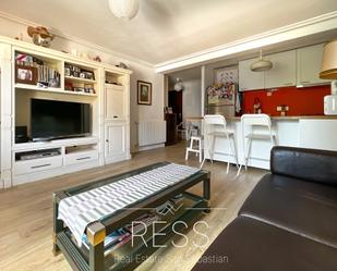 Living room of Flat to rent in Donostia - San Sebastián   with Heating, Terrace and Furnished