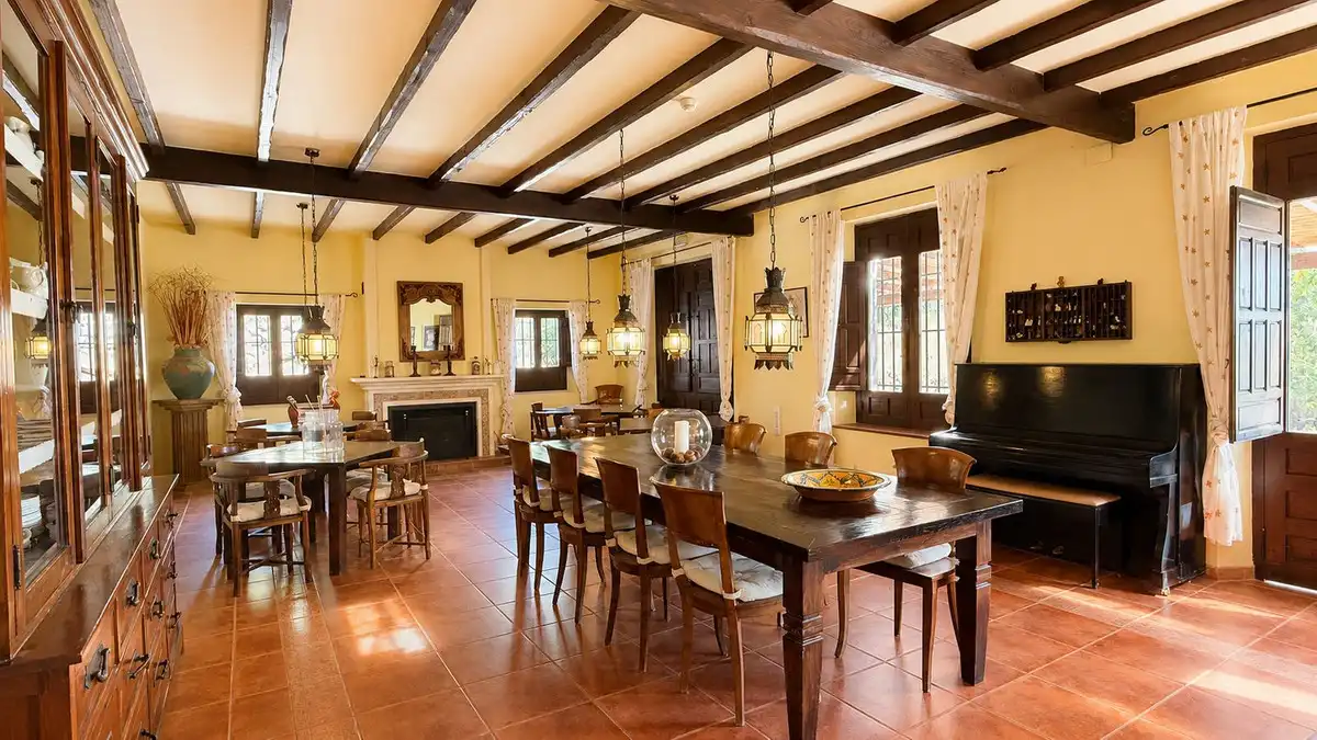 Dining room of Country homes for sale in Almogía  with Air Conditioner, Private garden and Terrace