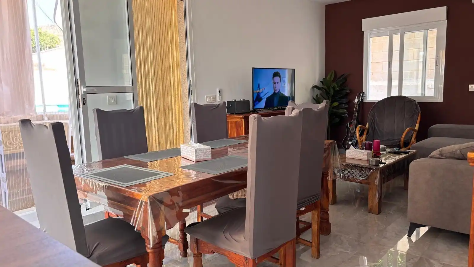 Menjador de Casa o xalet en venda en Mazarrón amb Aire condicionat, Calefacció i Jardí privat