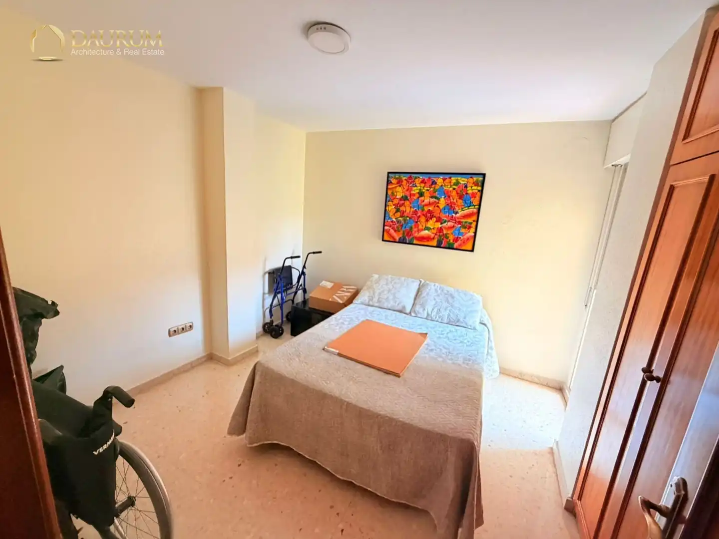Bedroom of Flat for sale in Málaga  with Air Conditioner, Heating and Terrace