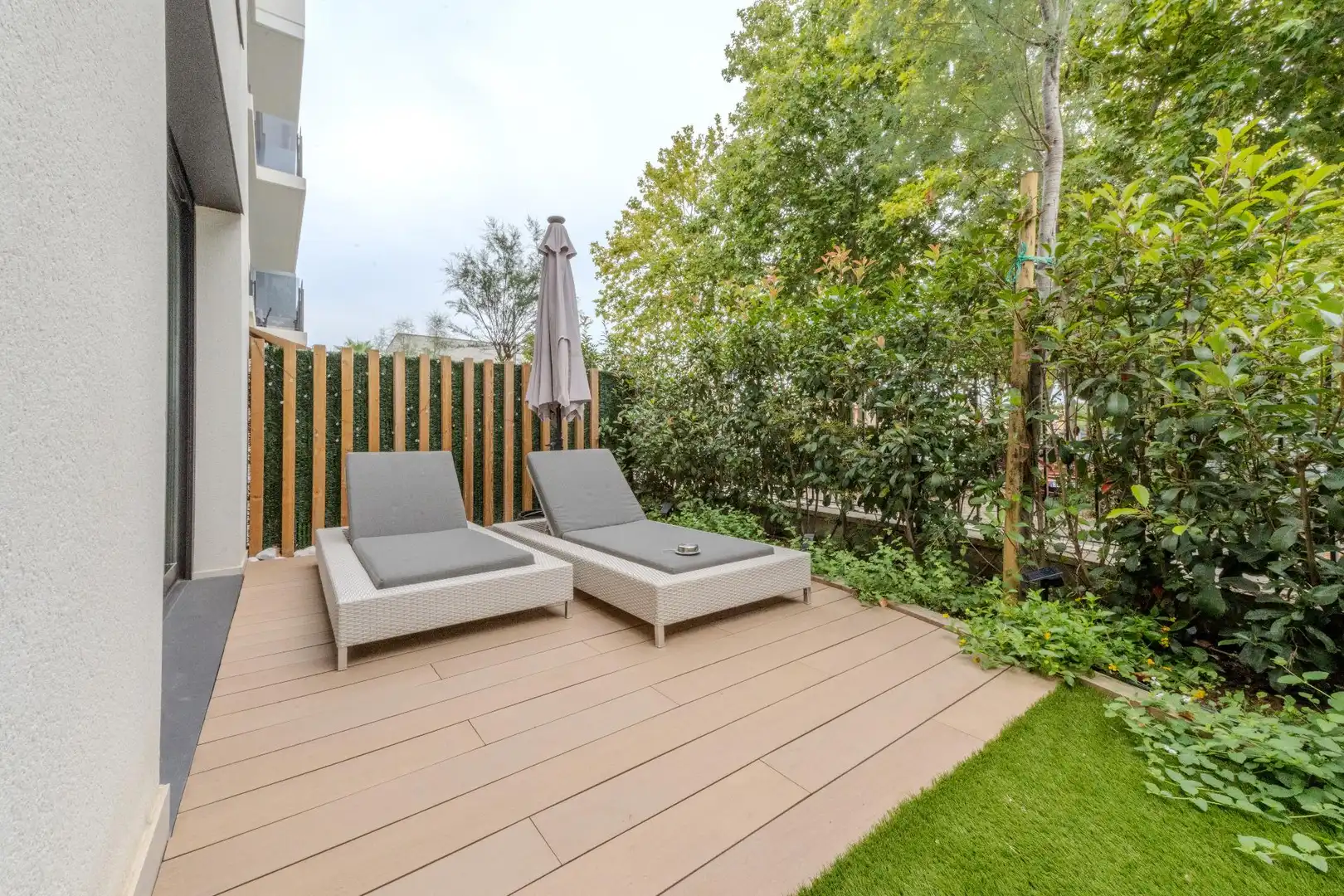 Terrassa de Planta baixa de lloguer en Castell d'Aro, Platja d'Aro i s'Agaró amb Aire condicionat, Calefacció i Jardí privat