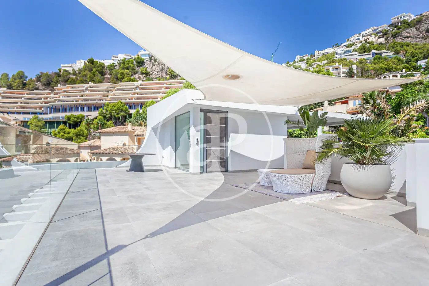 Terraza de Casa o chalet en venta en Altea con Aire acondicionado, Calefacción y Jardín privado