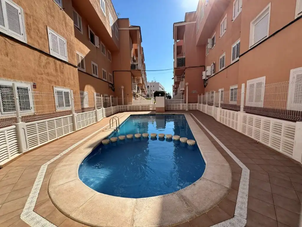 Swimming pool of Flat for sale in Torrevieja  with Furnished and Community pool