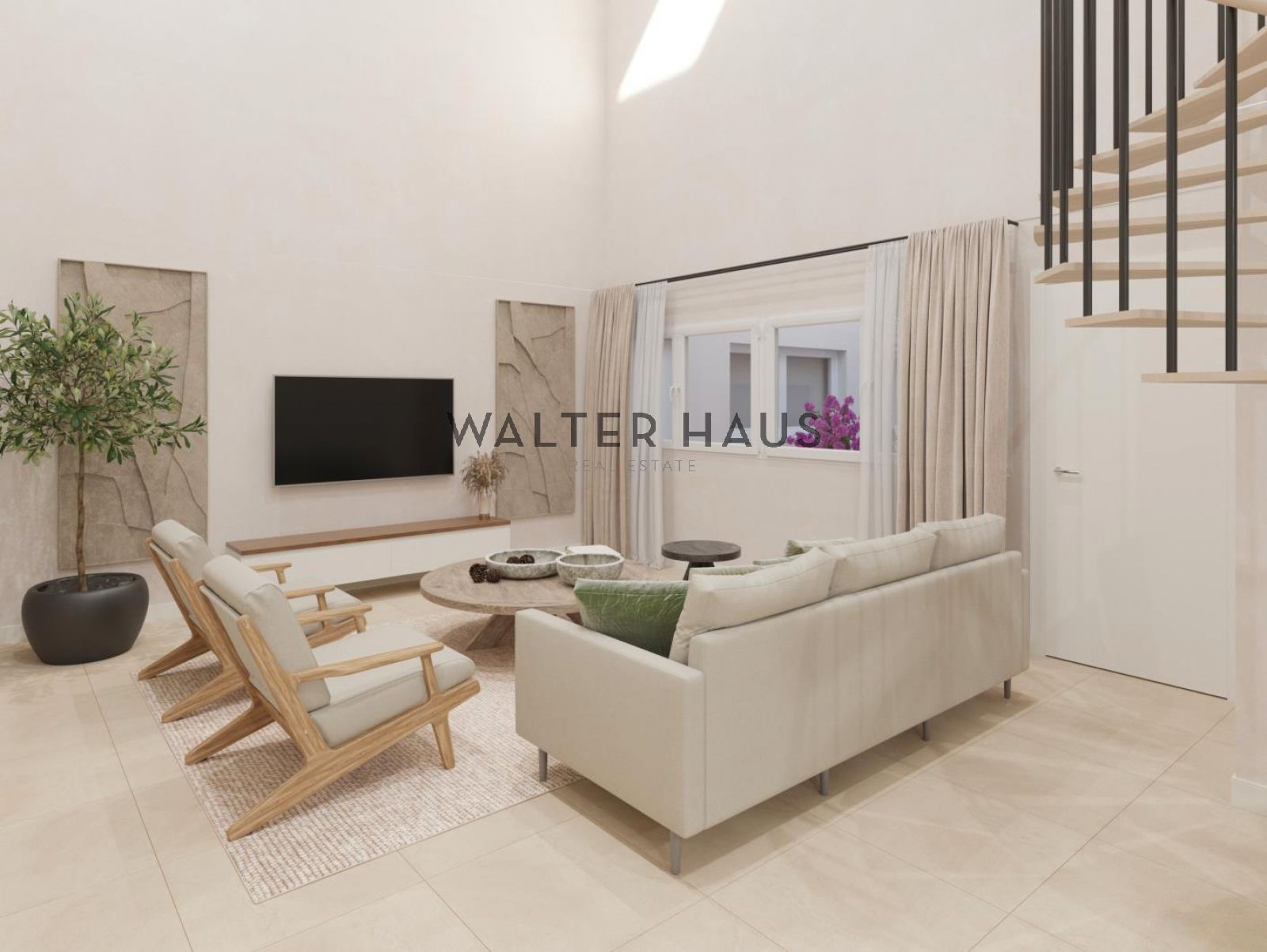 Sala d'estar de Loft en venda en  Madrid Capital amb Aire condicionat, Calefacció i Terrassa