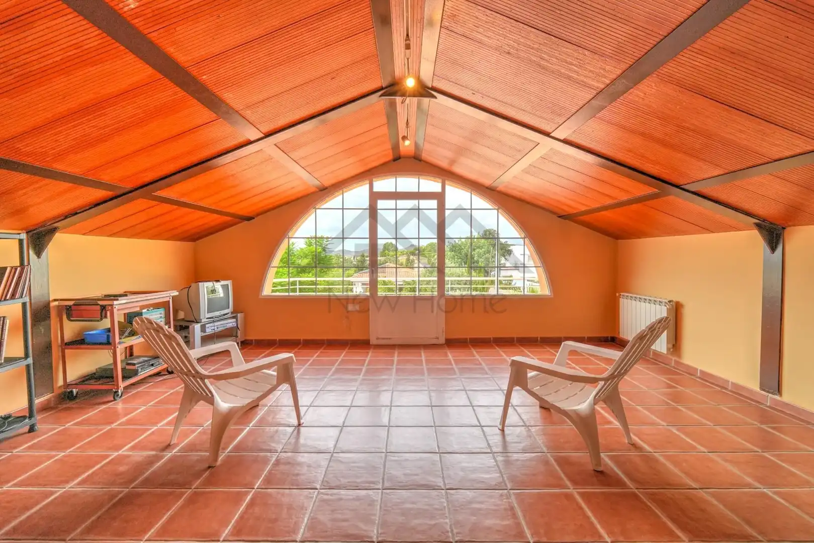 Living room of Houses for sale in La Pobla de Vallbona  with Heating, Private garden and Terrace