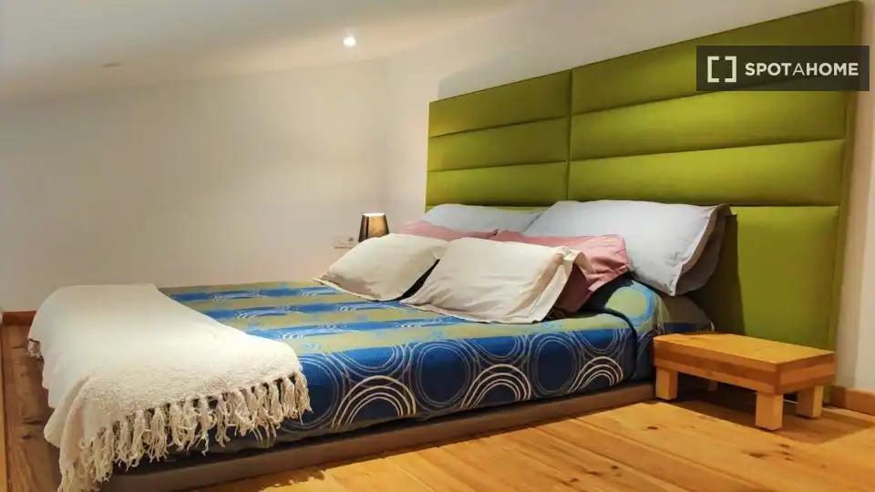 Habitación de Apartamento para compartir en Inca con Aire acondicionado, Terraza y Amueblado