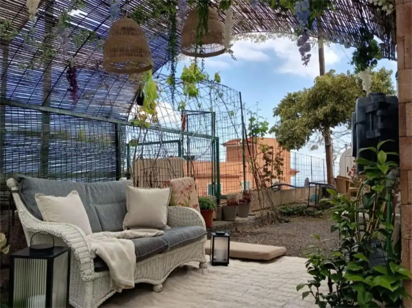Terrace of Flat for rent in Arona  with Air Conditioner, Private garden and Parquet flooring