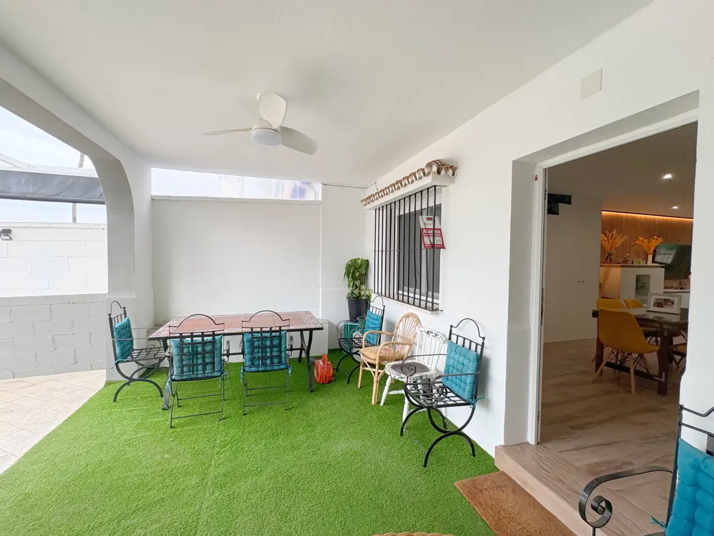 Terrasse von Country house zum Verkauf in Alhaurín de la Torre mit Klimaanlage, Privatgarten und Terrasse
