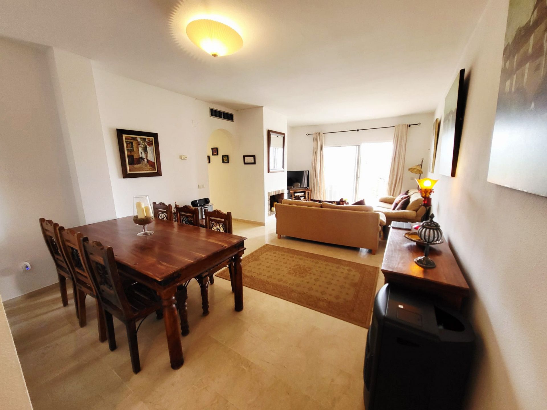 Dining room of Planta baja for sale in Estepona  with Terrace, Swimming Pool and Furnished