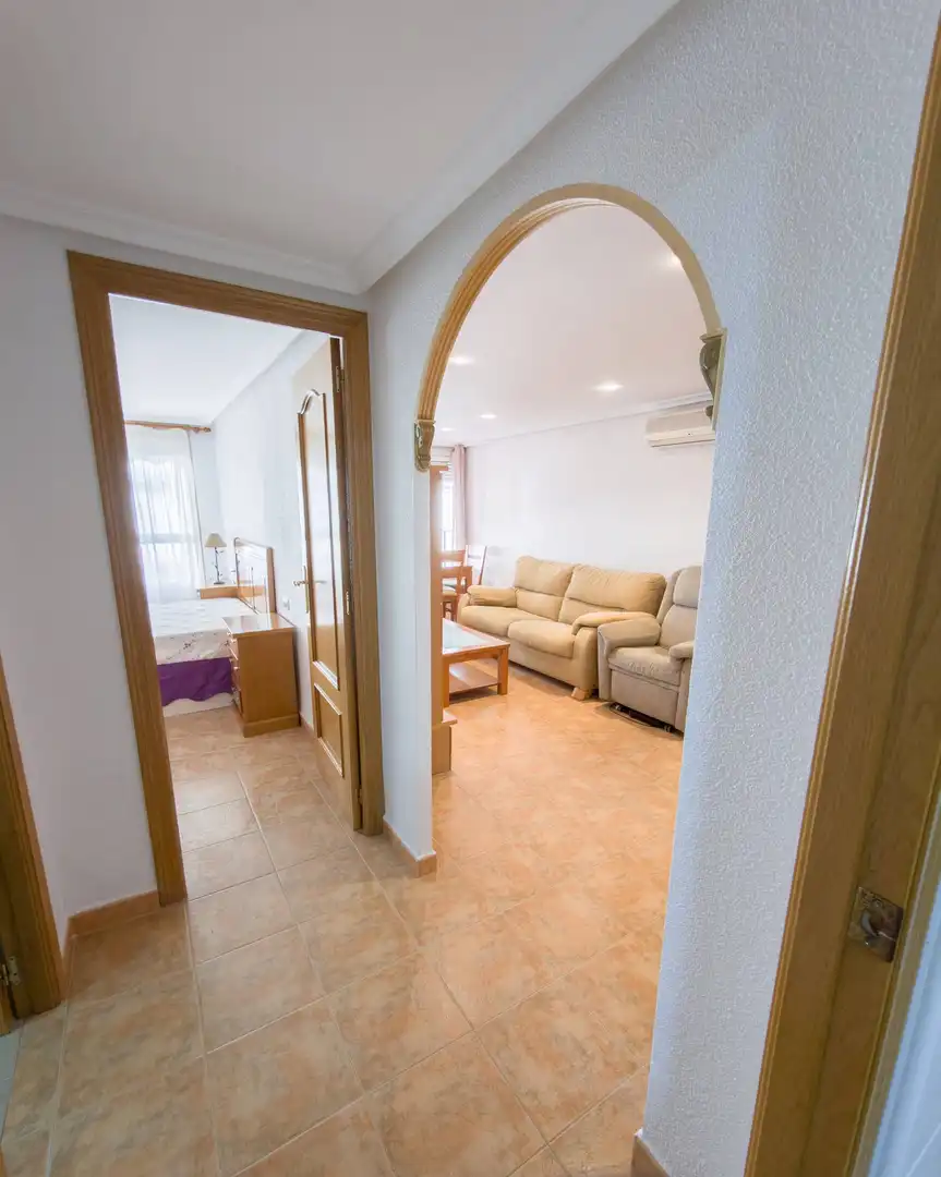 Living room of Flat for sale in Santa Pola  with Air Conditioner, Storage room and Furnished