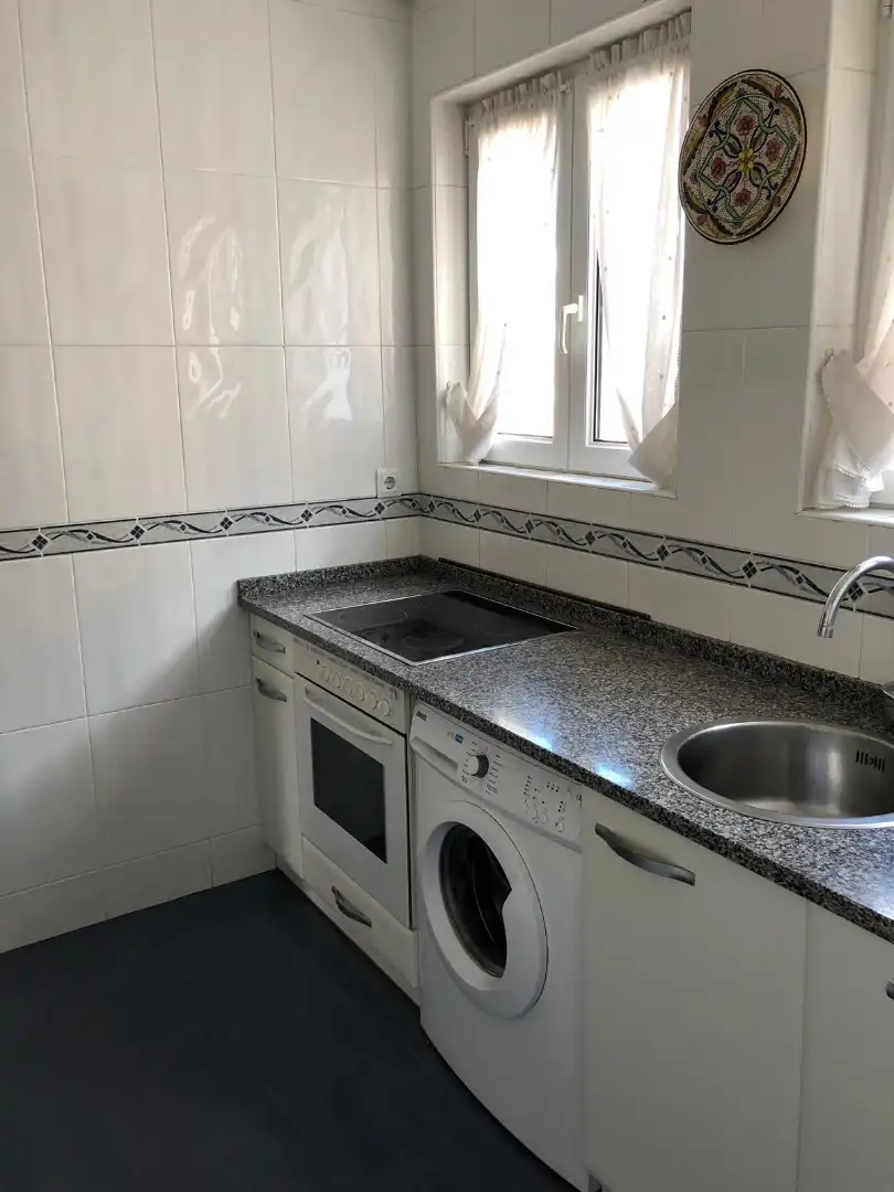 Kitchen of Flat for rent in Bilbao   with Heating, Terrace and Furnished