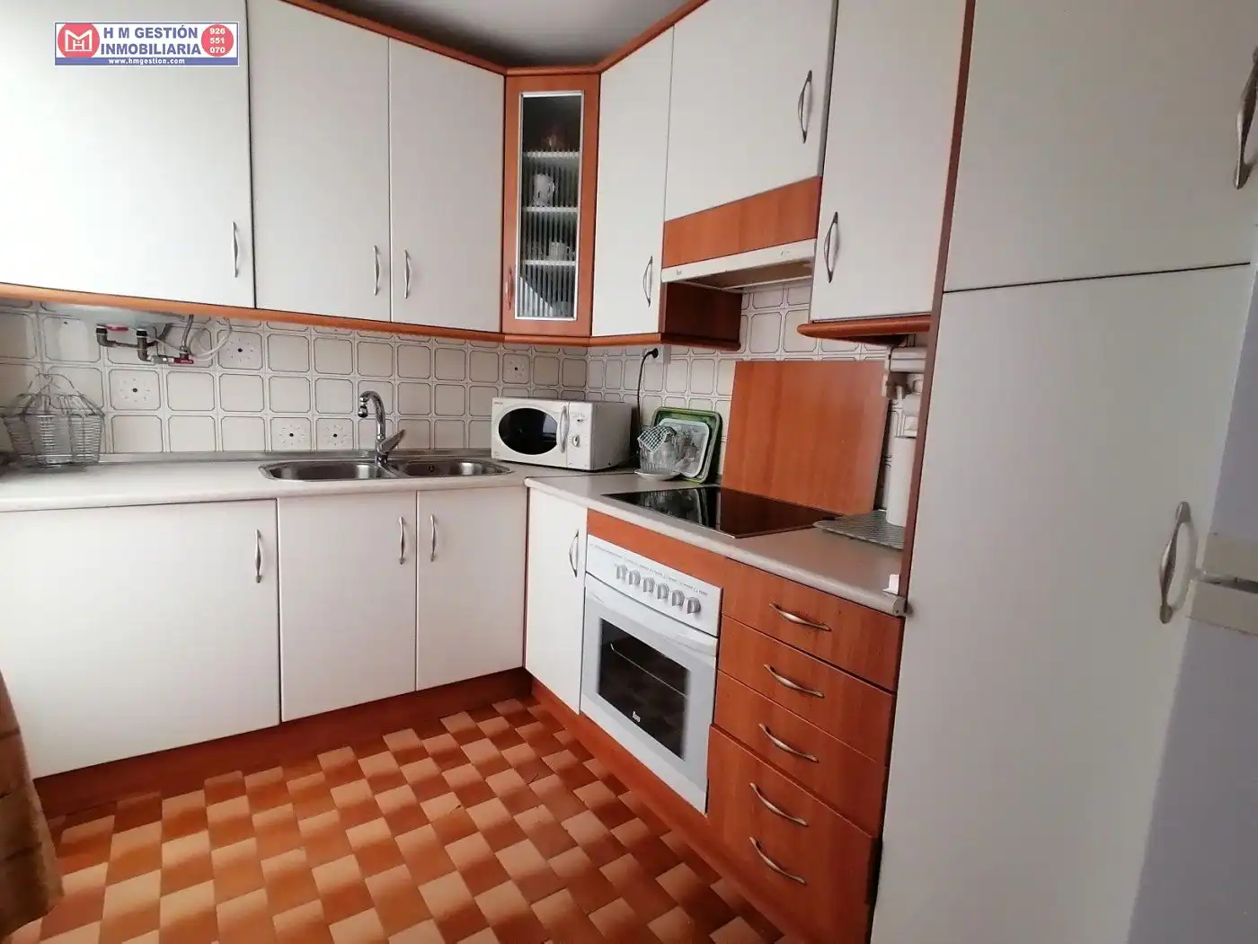 Cocina de Piso en venta en Alcázar de San Juan con Terraza, Amueblado y Balcón
