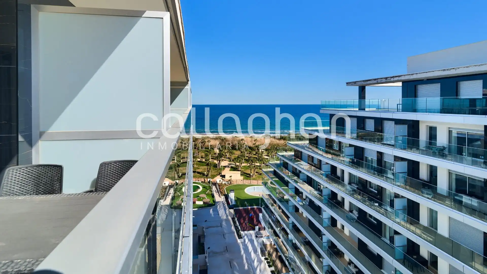 Terraza de Piso en venta en Oropesa del Mar / Orpesa con Aire acondicionado, Calefacción y Jardín privado