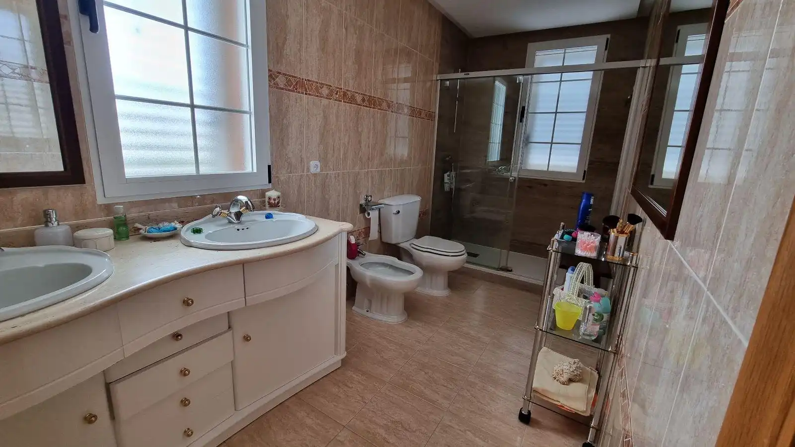 Bathroom of Houses for sale in Boecillo  with Private garden, Terrace and Storage room