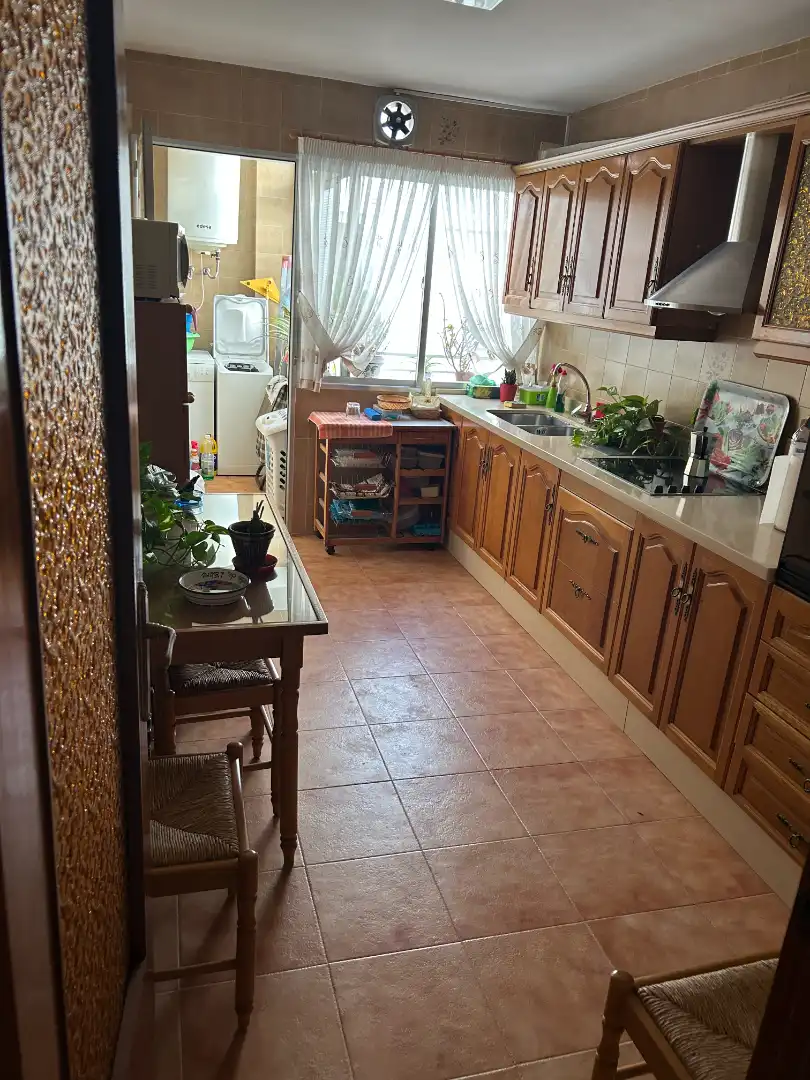 Kitchen of Flat for sale in Vélez-Málaga  with Air Conditioner, Terrace and Furnished