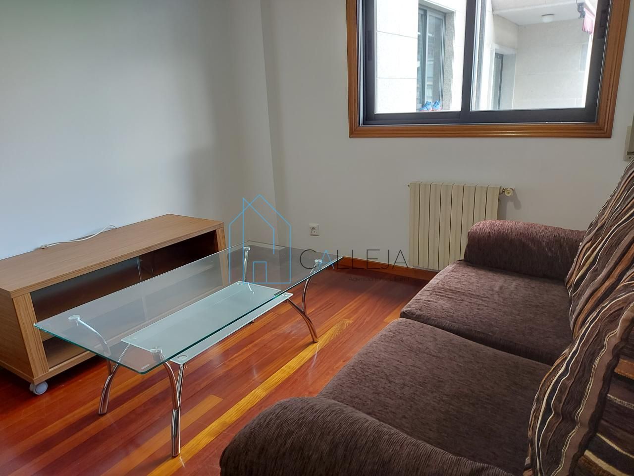 Living room of Flat to rent in Ourense Capital   with Heating, Parquet flooring and Storage room