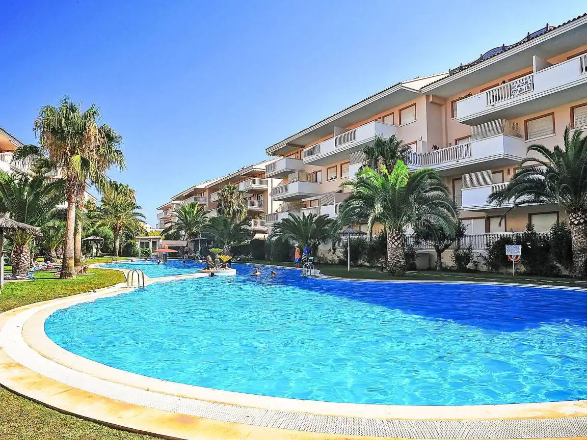 Swimming pool of Apartments for sale in Jávea / Xàbia  with Air Conditioner, Heating and Private garden