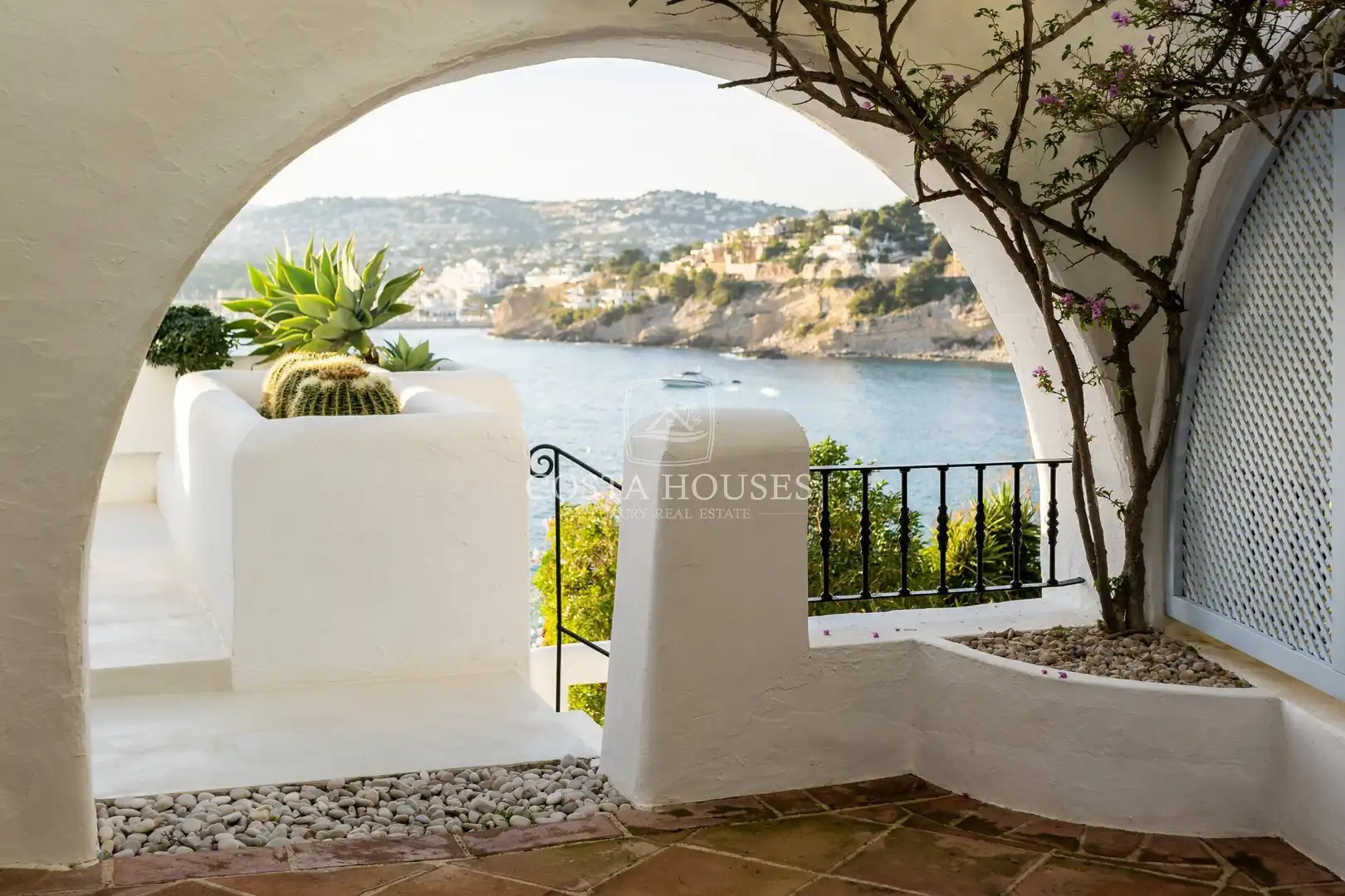 Balcony of Houses for sale in Moraira  with Air Conditioner, Private garden and Terrace