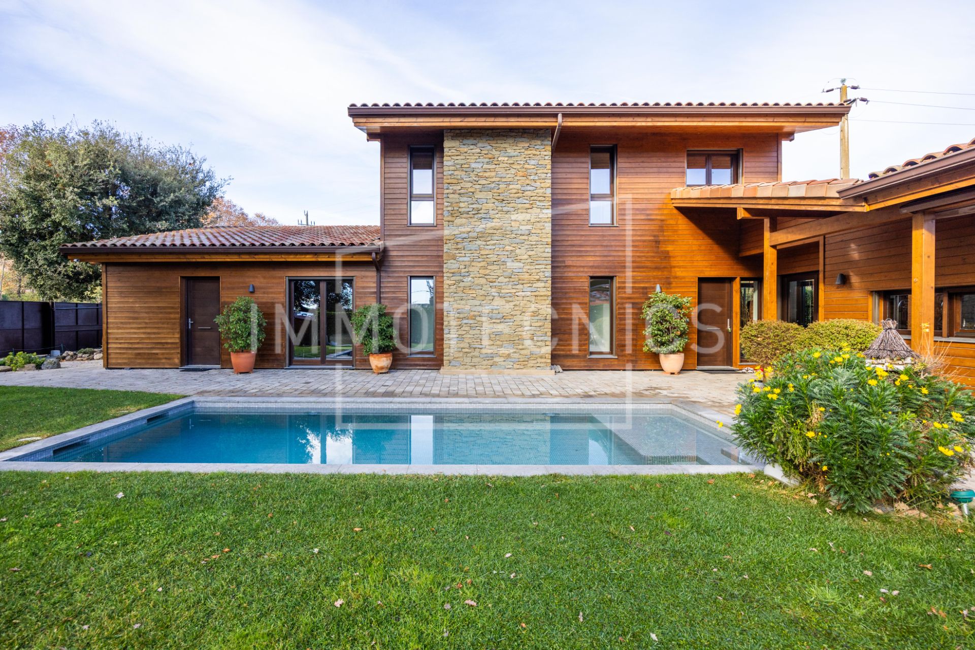 Vista exterior de Casa o chalet en venta en Sant Esteve de Palautordera con Aire acondicionado, Calefacción y Jardín privado