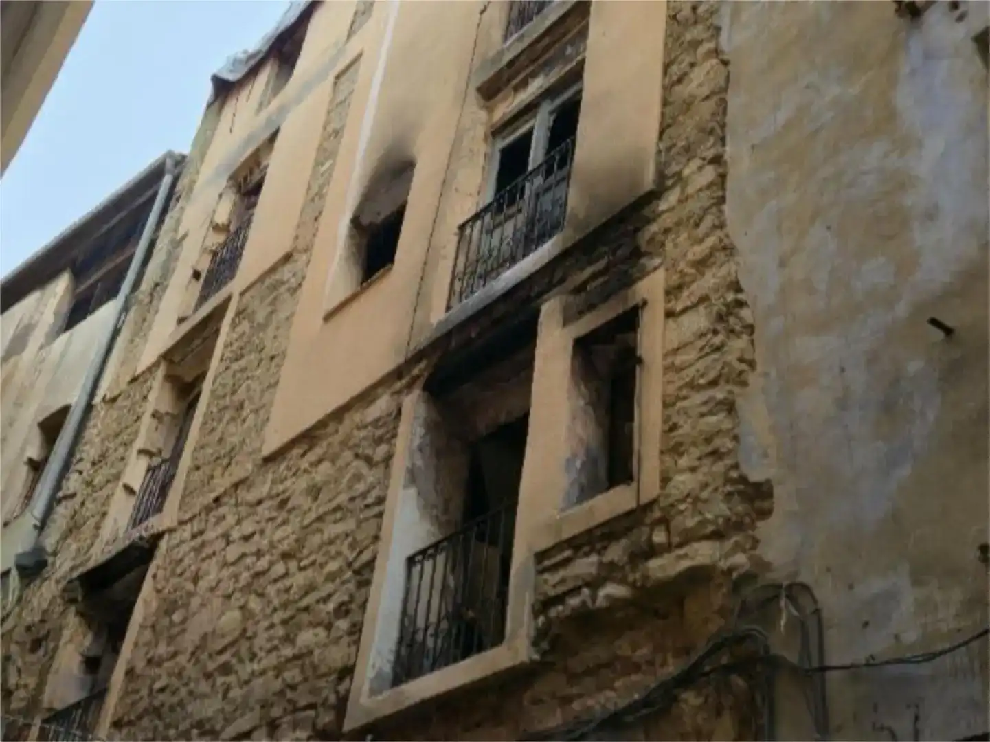 Vista exterior de Casa adosada en venda en Fraga