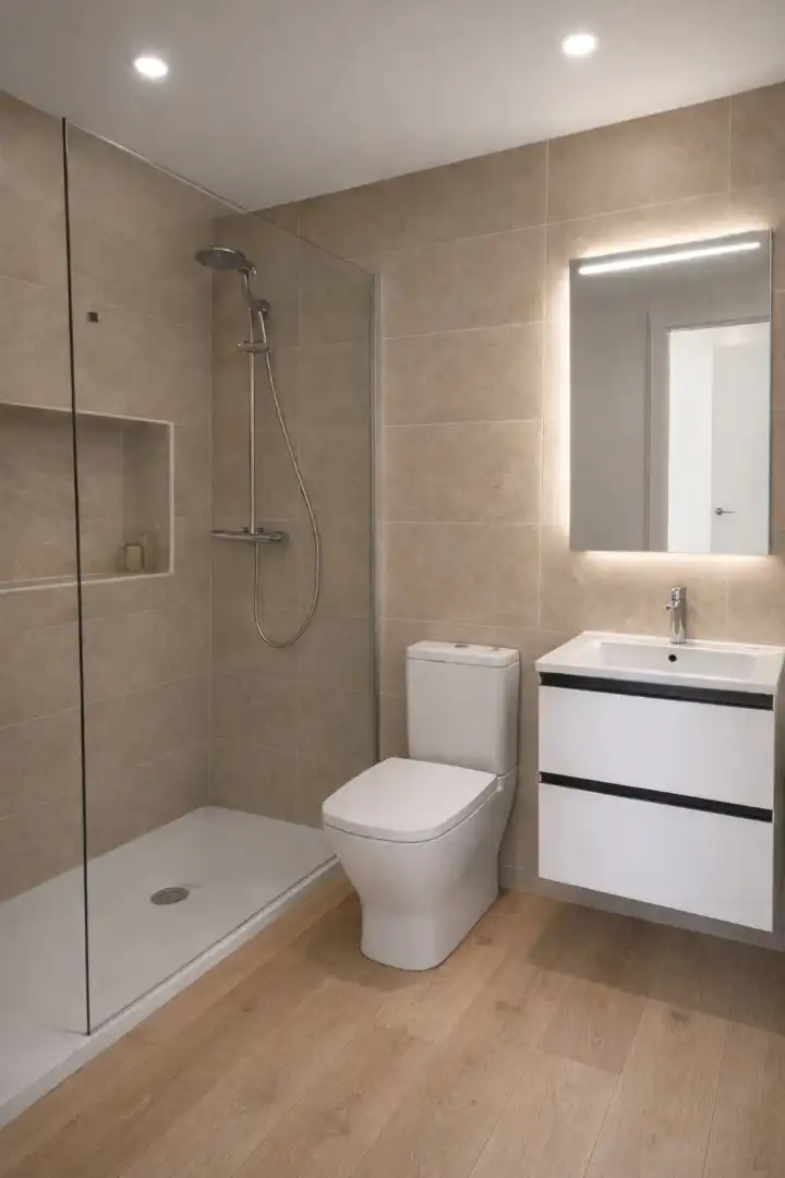 Bathroom of Flat for sale in Campos  with Air Conditioner, Heating and Terrace