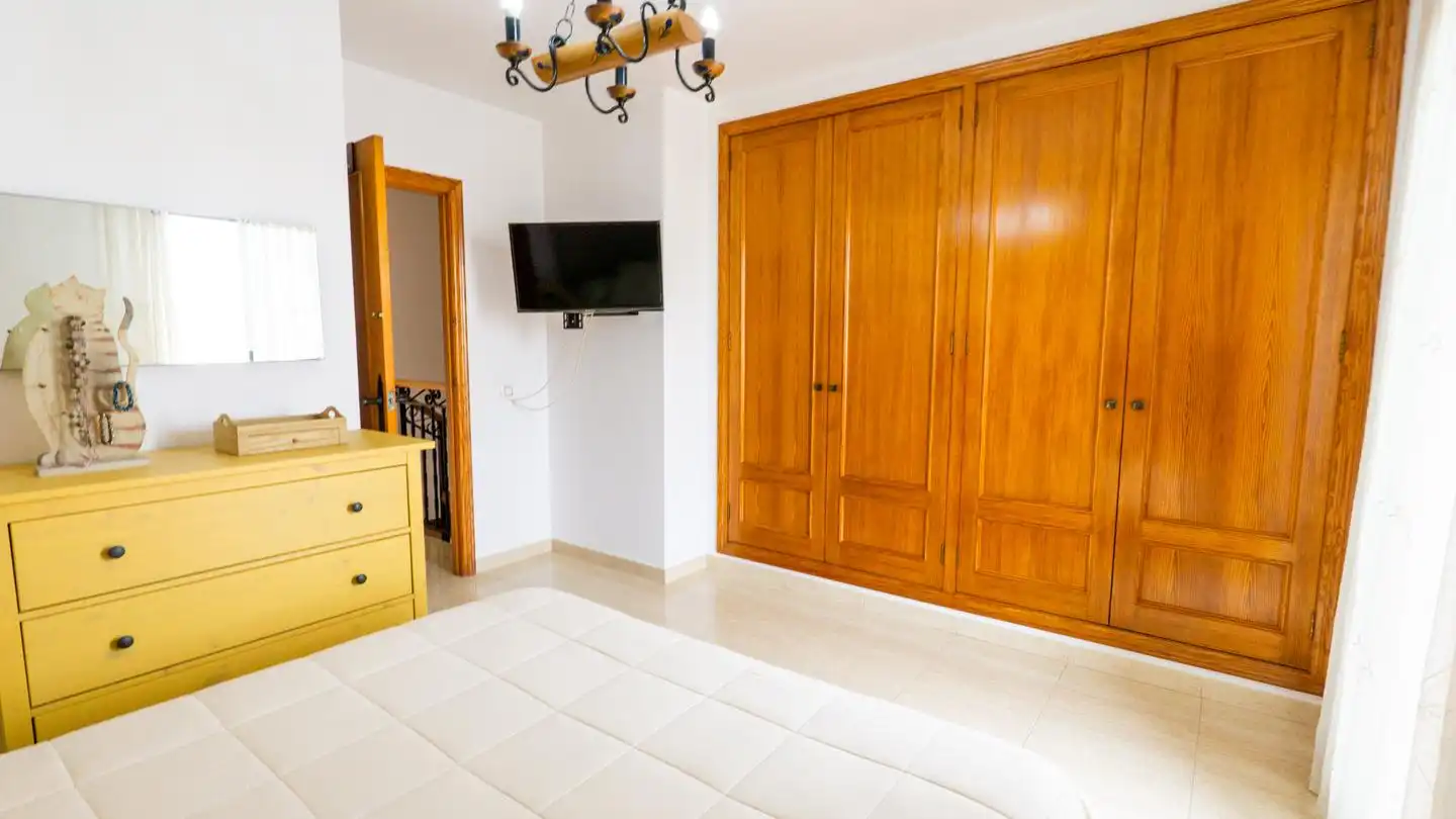 Bedroom of Detached homes for sale in Santa Pola  with Air Conditioner, Terrace and Swimming Pool