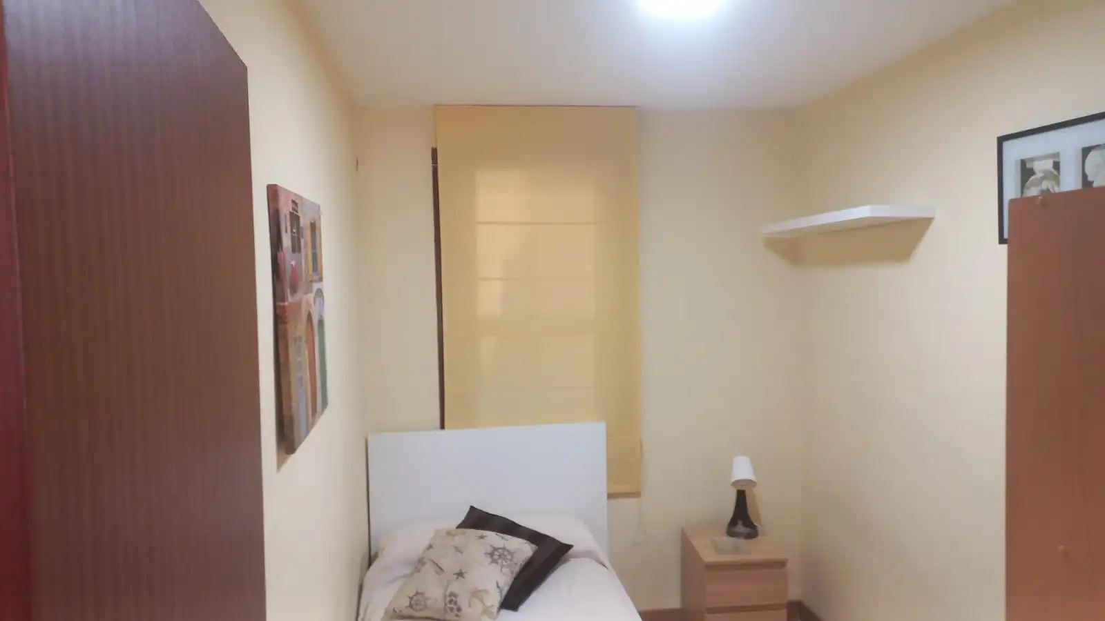 Bedroom of Flat for rent in Zaragoza  with Heating, Parquet flooring and Furnished