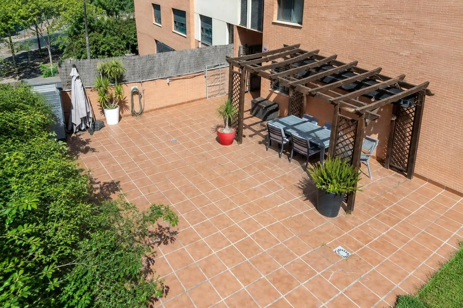 Terraza de Planta baja en venta en Sabadell con Aire acondicionado, Calefacción y Jardín privado