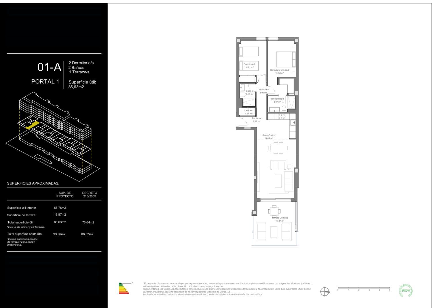 Piso en venta en Torremolinos con Aire acondicionado, Calefacción y Terraza