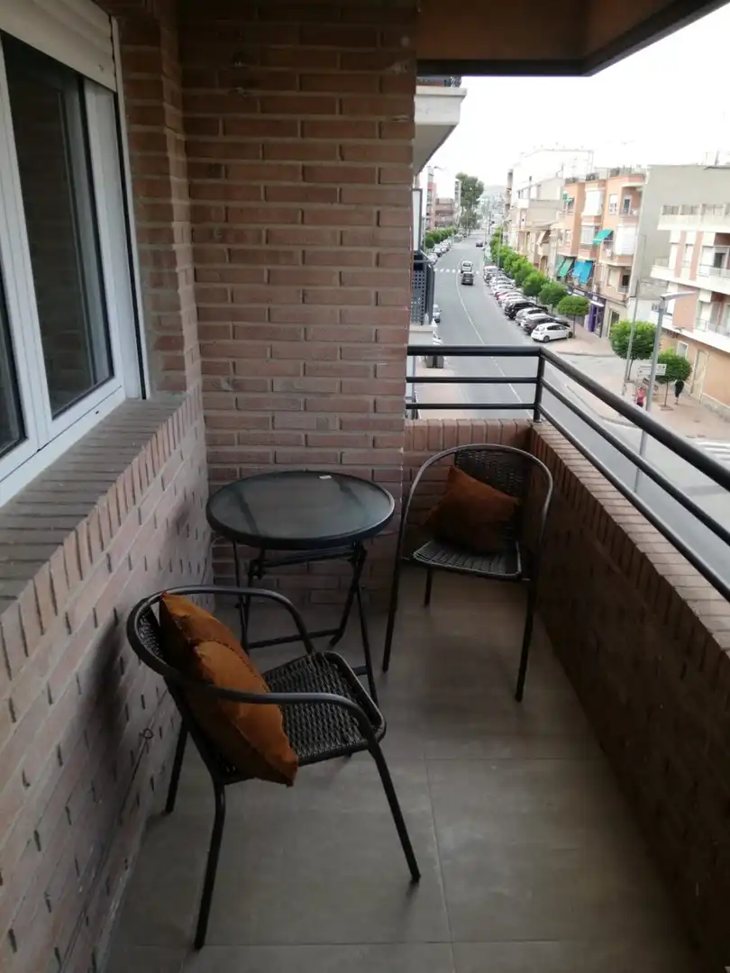 Terraza de Piso de alquiler en Murcia con Aire acondicionado, Terraza y Amueblado