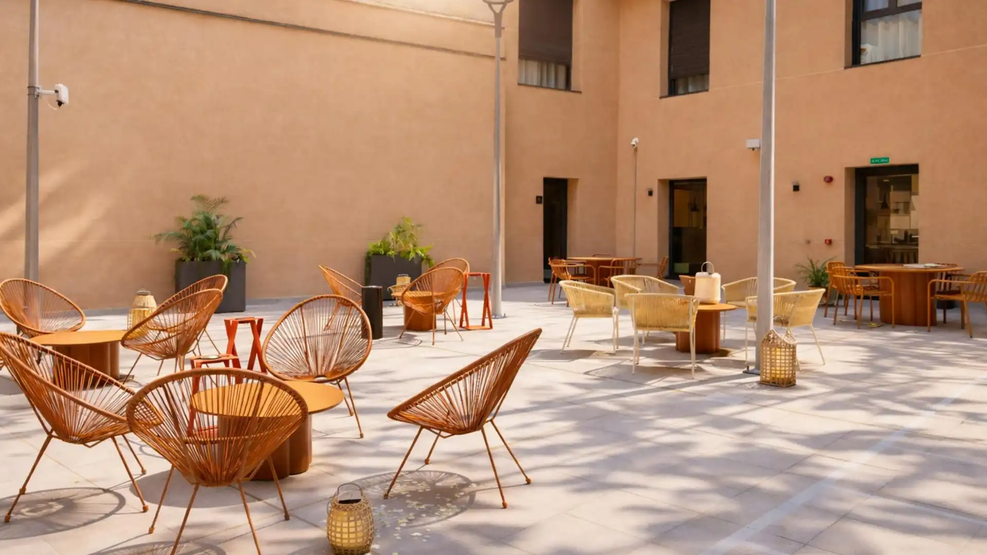 Terrasse von Gebäude zur Miete in Madrid
