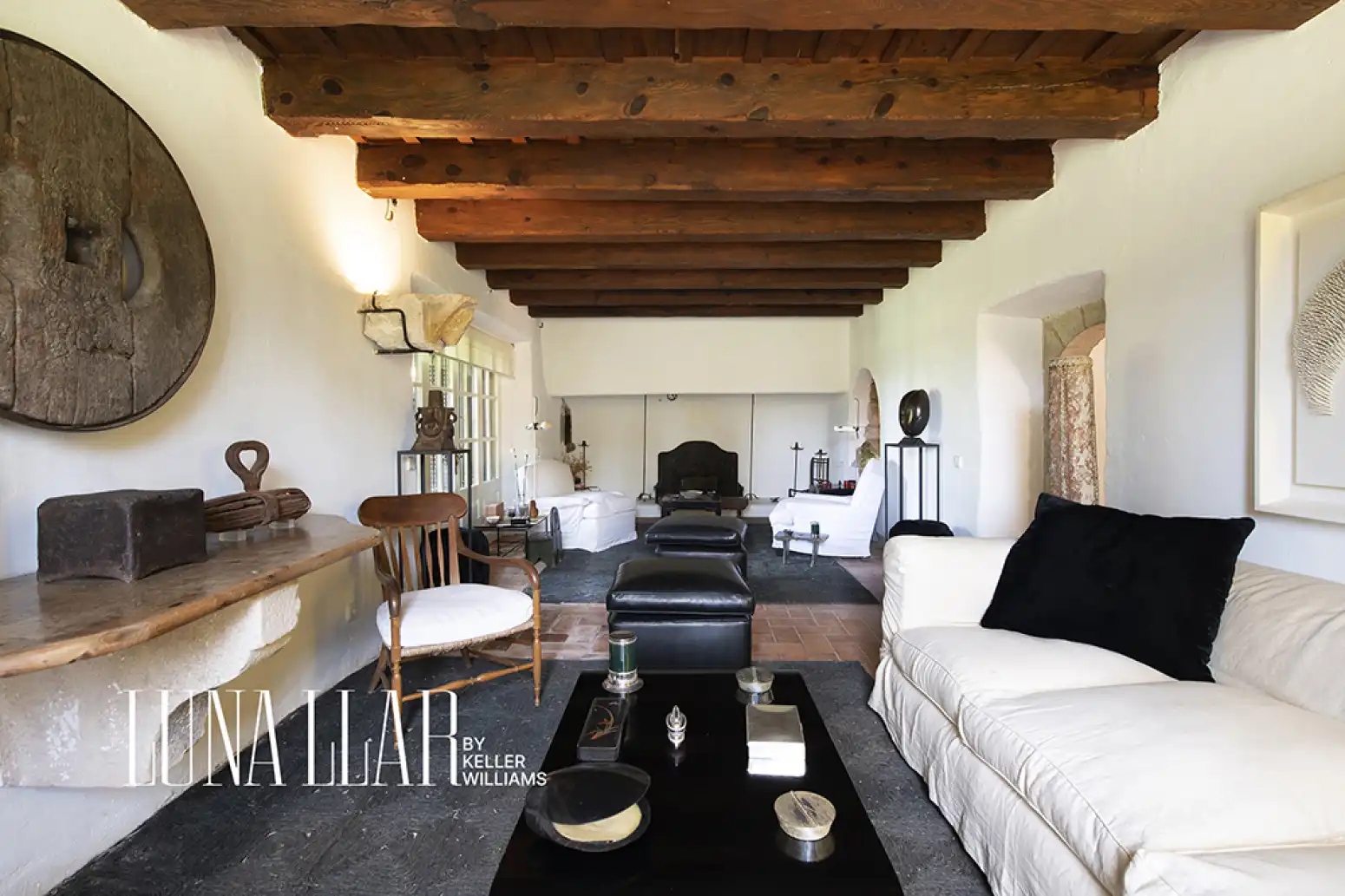 Sala de estar de Casa o chalet en venta en Pineda de Mar con Jardín privado y Piscina