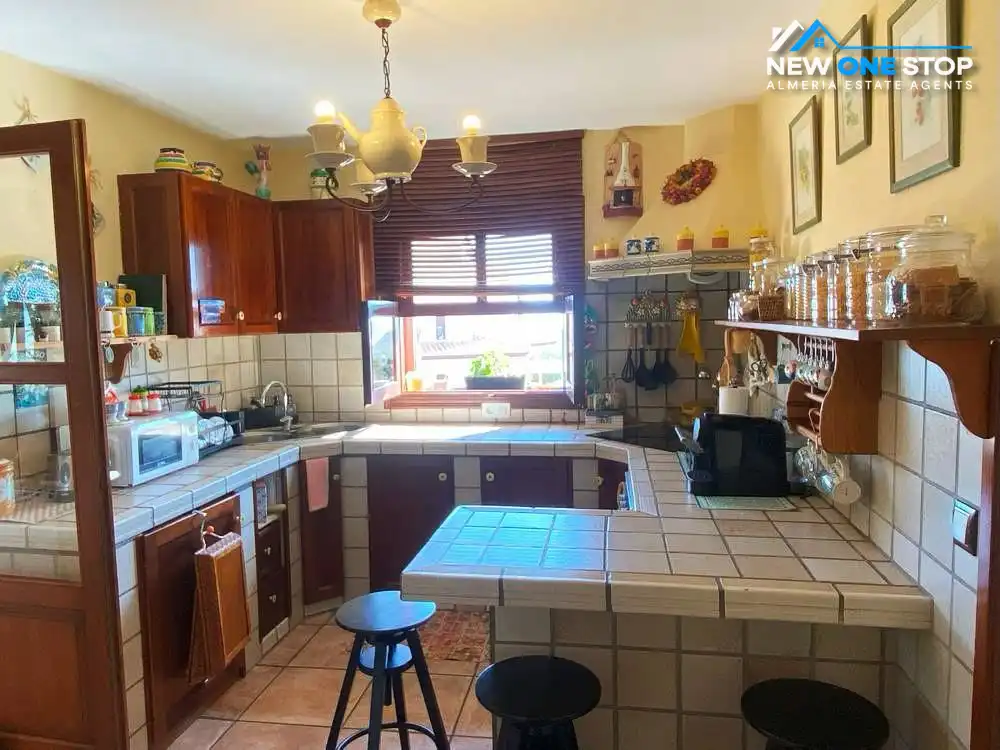 Cocina de Casa o chalet en venta en Mojácar con Aire acondicionado, Calefacción y Jardín privado
