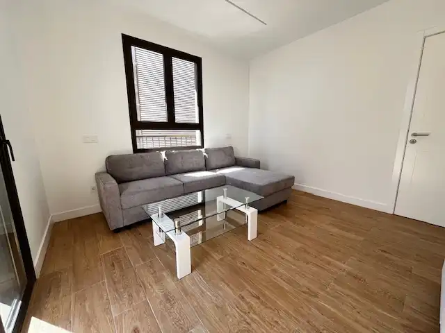 Sala d'estar de Pis de lloguer en Las Palmas de Gran Canaria amb Moblat, Rentadora i Balcó