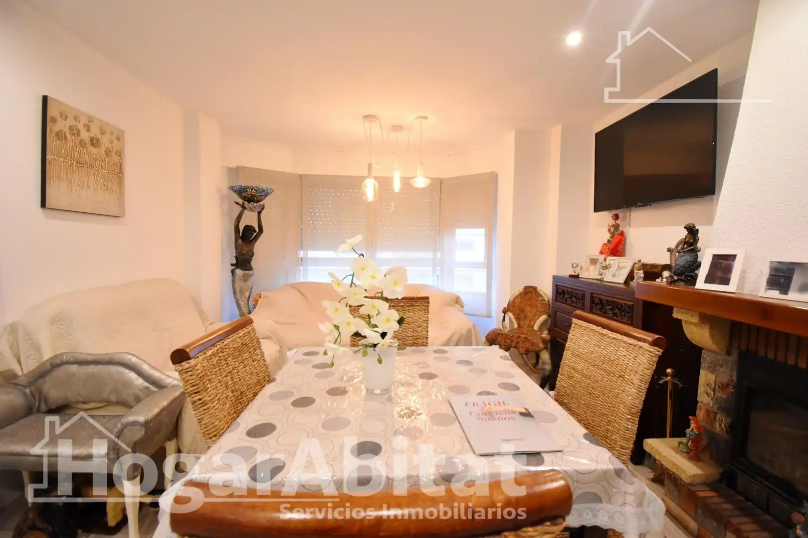 Sala de estar de Piso en venta en Gandia con Aire acondicionado y Balcón
