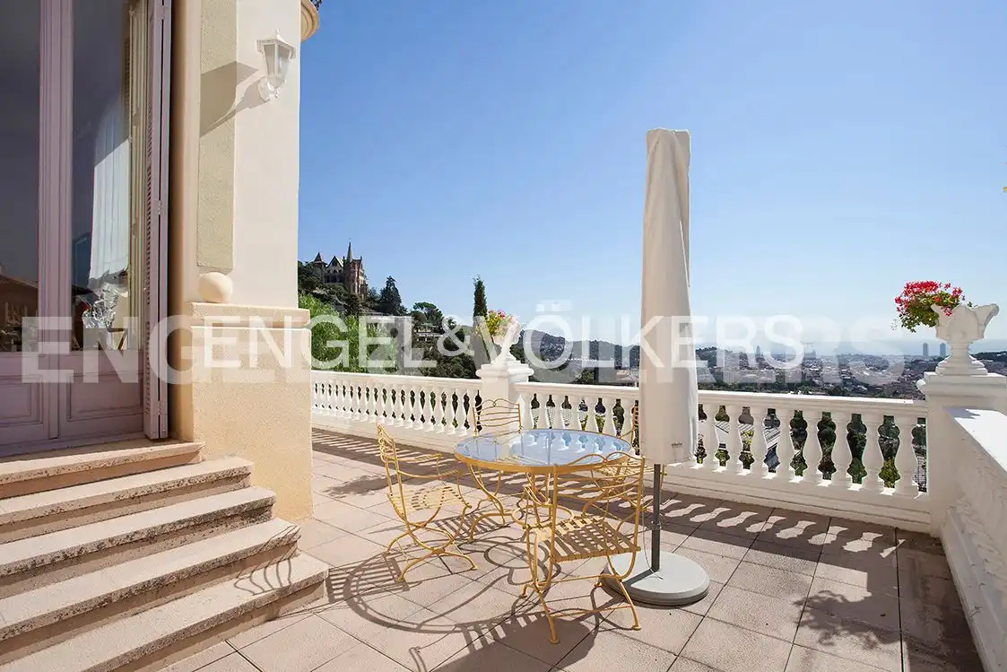 Terraza de Finca rústica en venta en Barcelona con Calefacción, Jardín privado y Parquet