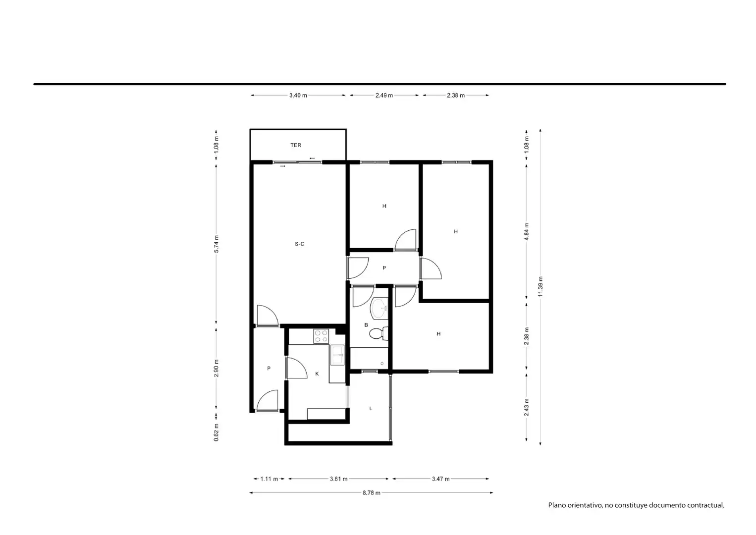 Piso en venta en Terrassa