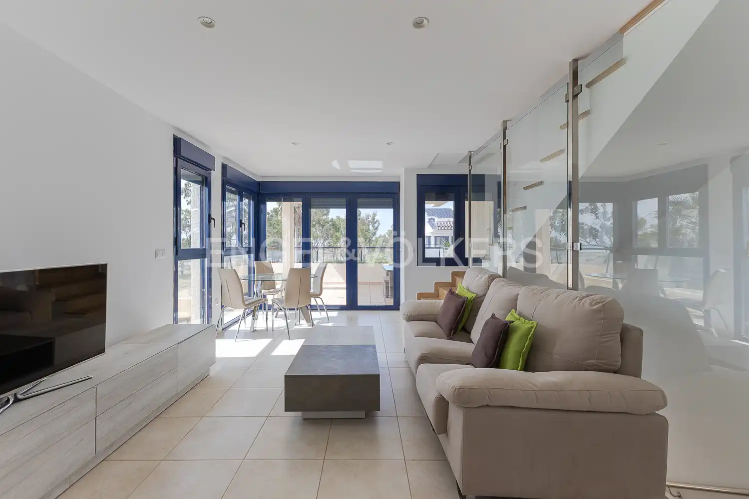 Living room of Houses for rent in Sagunto / Sagunt  with Air Conditioner, Heating and Private garden