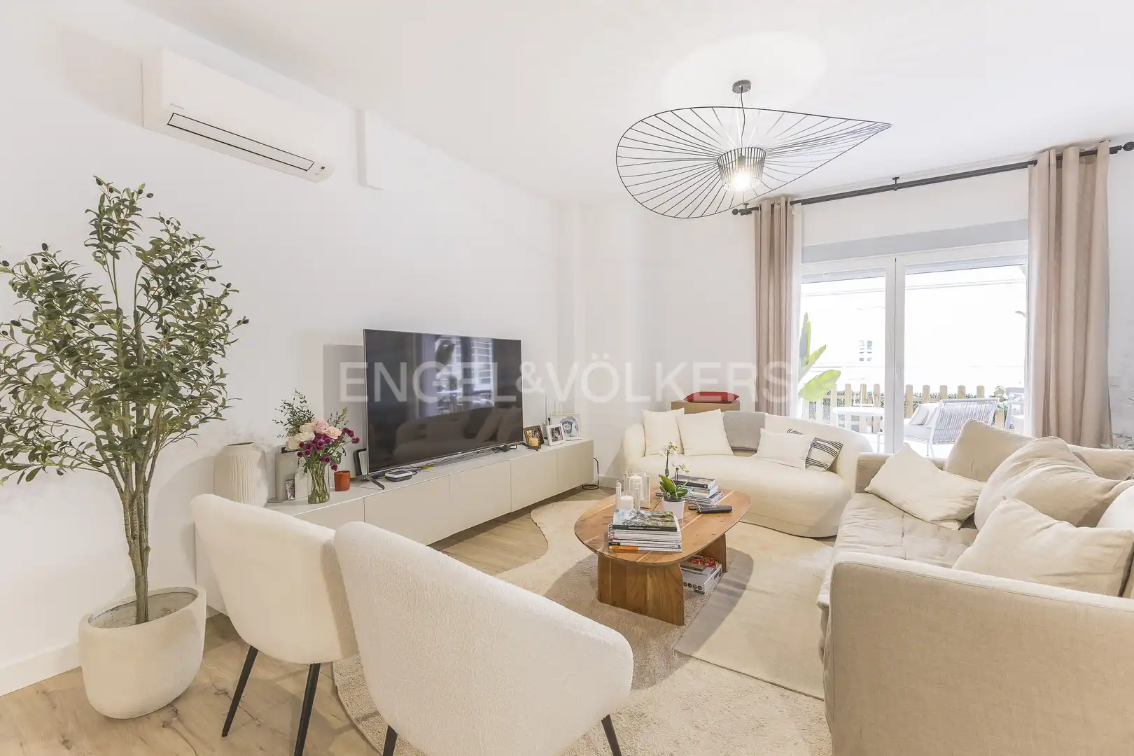 Sala d'estar de Pis de lloguer en Barrio de Salamanca