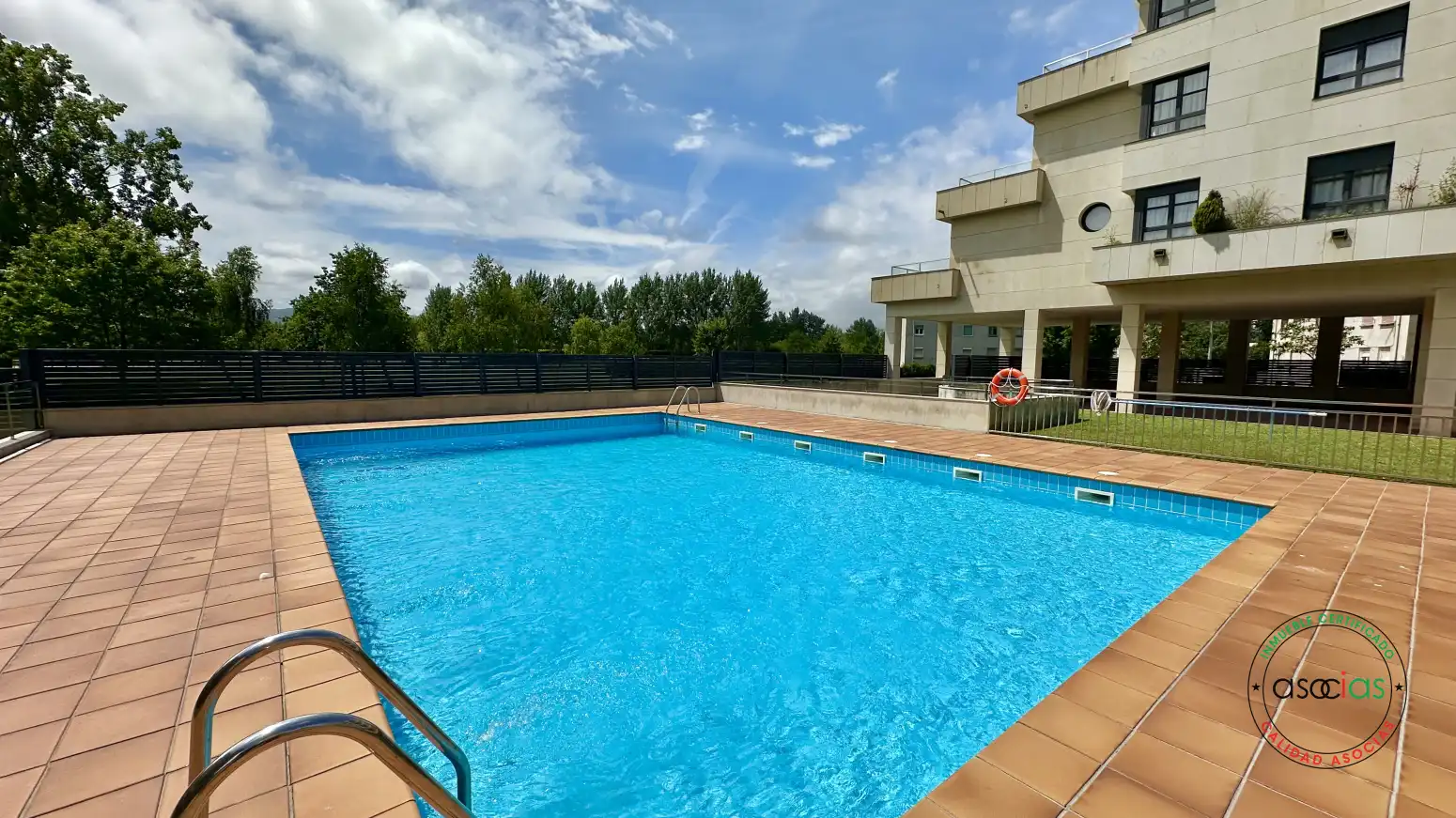 Swimming pool of Flat for sale in Gijón   with Heating, Storage room and Swimming Pool