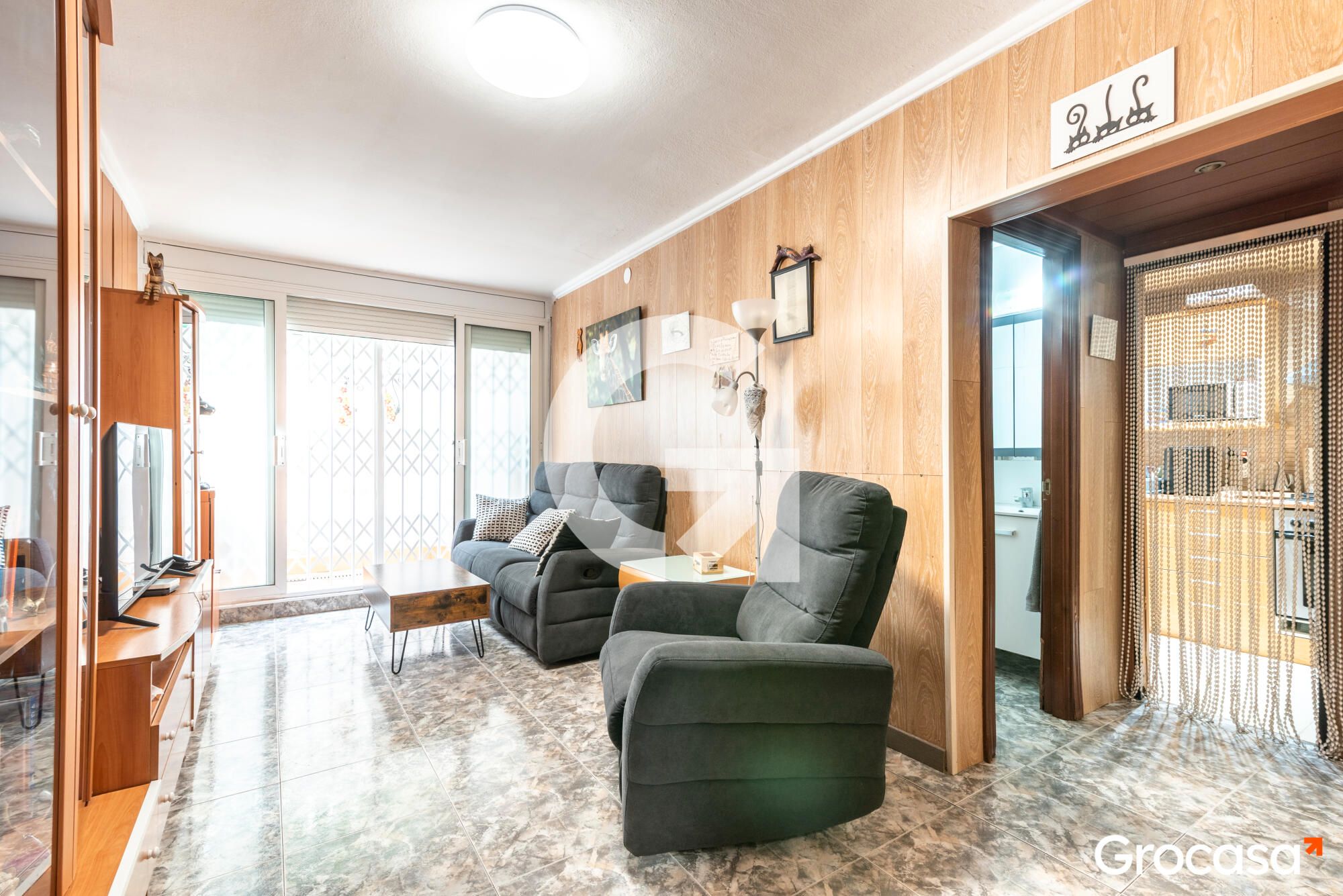 Sala d'estar de Pis en venda en Sant Feliu de Llobregat amb Moblat, Forn i Rentadora