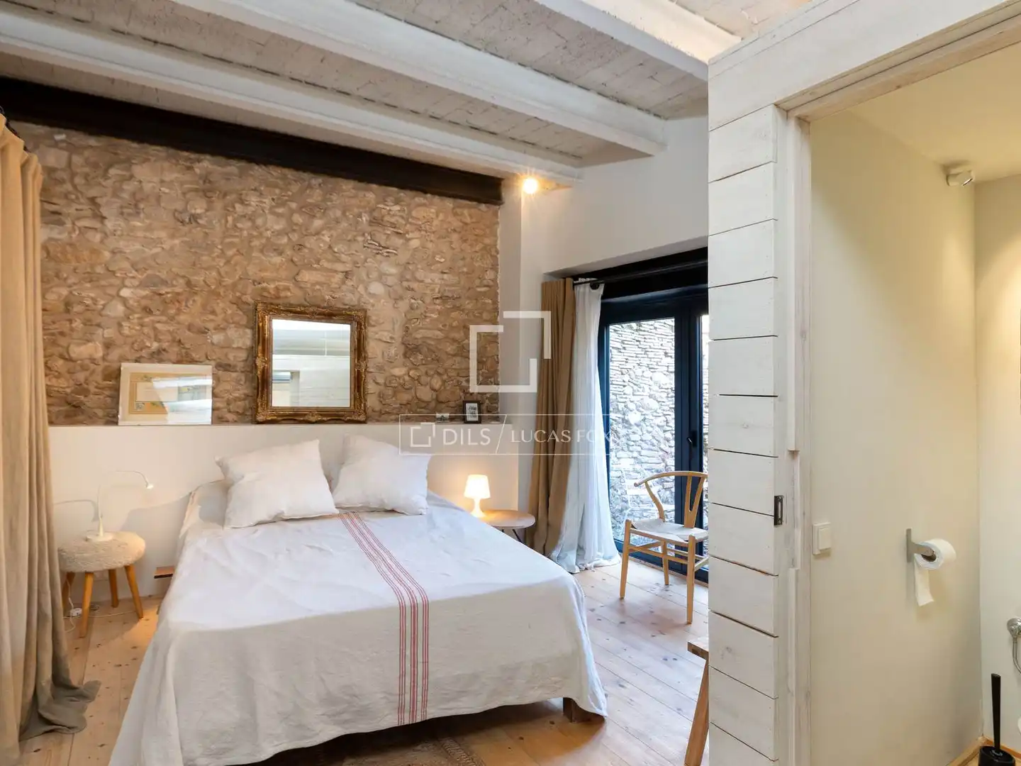 Habitación de Finca rústica en venta en Bàscara con Aire acondicionado y Terraza