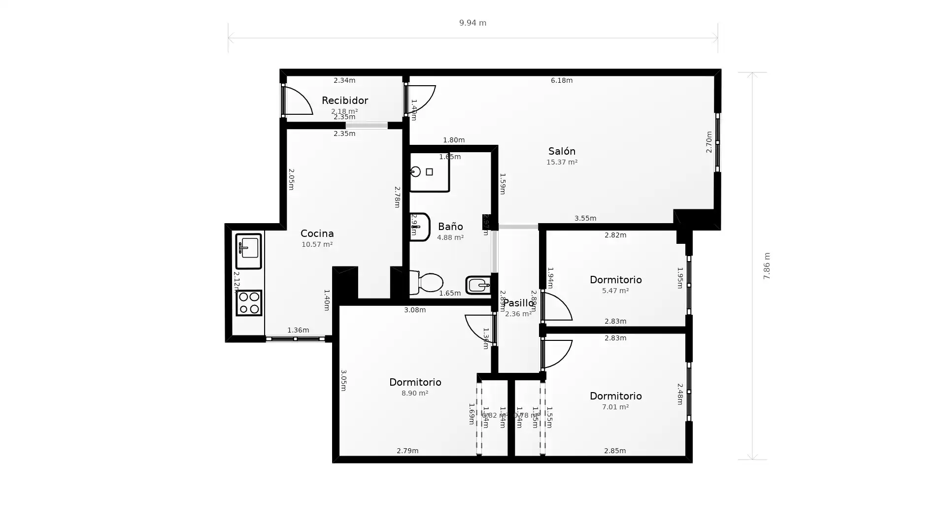 Flat with lift for sale in JUAN SEBASTIAN ELCANO, imagen 29