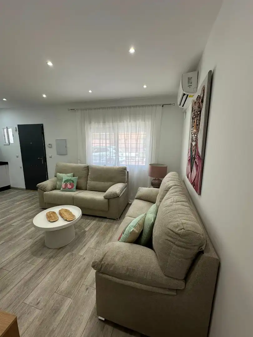 Sala de estar de Piso de alquiler en Fuengirola con Aire acondicionado, Calefacción y Amueblado