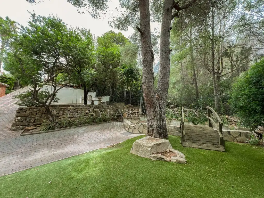 Garden of Houses for sale in Dénia  with Air Conditioner, Private garden and Terrace